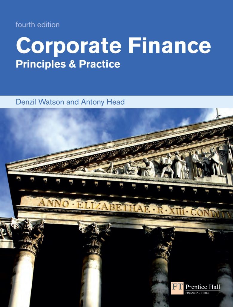 Rich Results on Google's SERP when searching for 'Corporate Finance Principles & Practice'